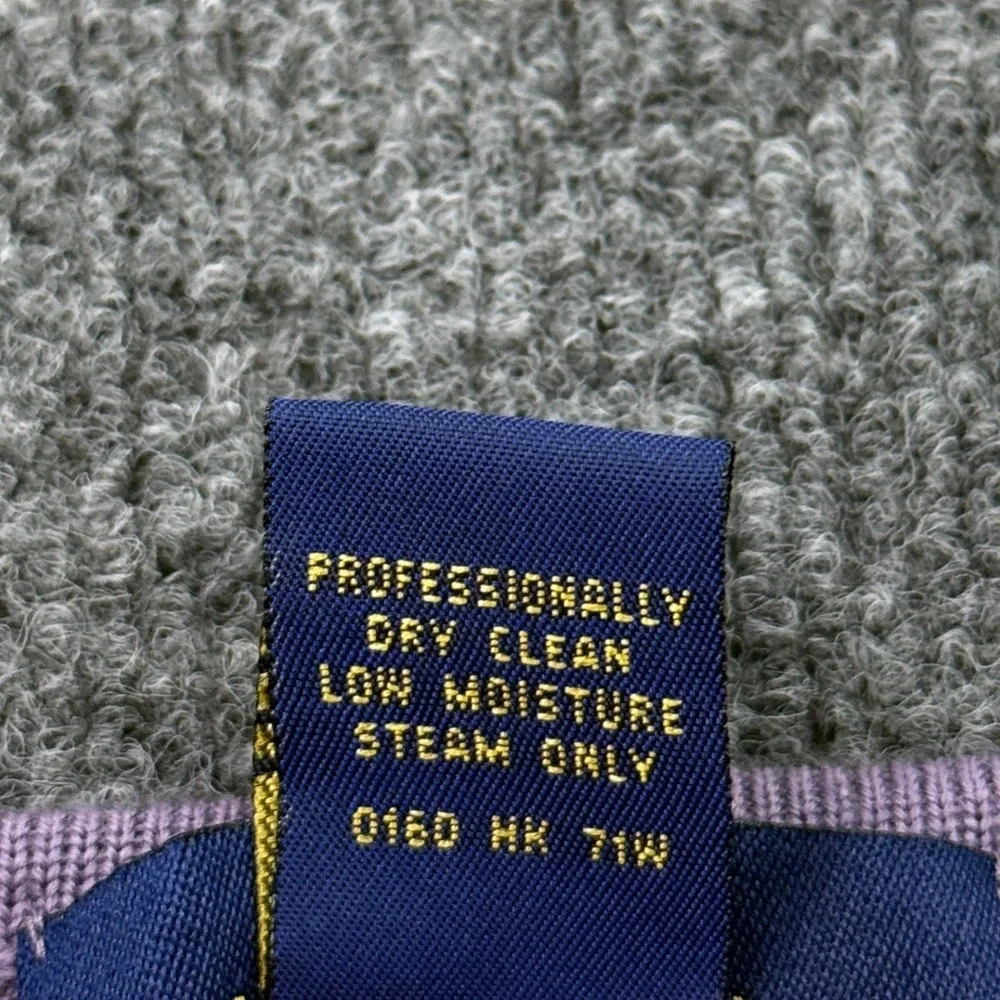 Charter Club Sweater Womens M Purple Merino Wool Delicate Minimalist Preppy - Picture 5 of 11